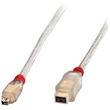 Cabo Lindy FireWire 800 25m - Conector 4 Pinos Macho a 9 Pinos Macho