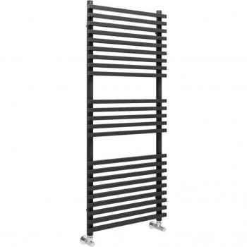 Scaldasalviette Lazzarini Trapani 1170x500 mm Interasse 450 mm 553 W Antracite