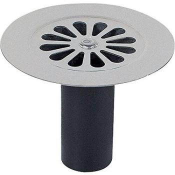 Grille inox MARGUERITE sortie latérale avec tube g
