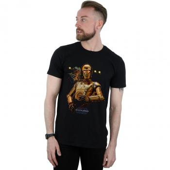 T‑shirt Black - Absolute Cult Star Wars – C‑3PO & Babu Frik, La montée de Skywalker – Extra Large