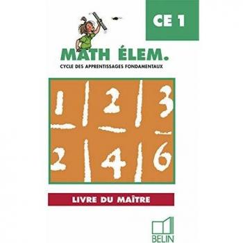 Math élém. Cycle des apprentissages fondamentaux, CE1 : livre du maître