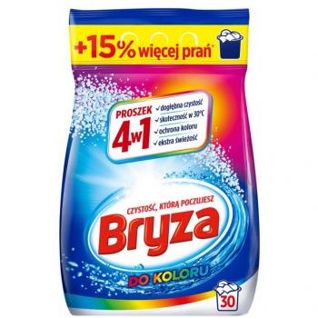 Bryza 4w1 Proszek do Prania Tkanin Kolorowych 1,95KG (30 Prań)