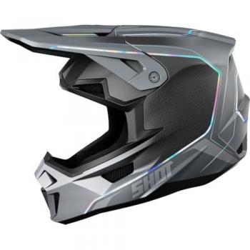 Casco de motocross Shot Lite Challenger - Gris
