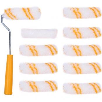ABSF Wall Paint Roller Brush 10 Piece Kit