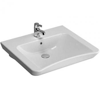 Lavabo S20 600x545/510mm foro centrale, rubinetteria inclusa – Vitra bianco