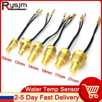 12V 24V Digital Water Temperature Sensor for Cars and Trucks, 50K Head Plug