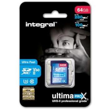 Integral 64GB U3 SD-Karte Blau