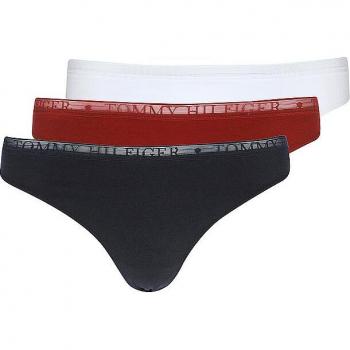 Strings Tommy Hilfiger TH LOGO COTTON X3 Multicolore EU L femmes