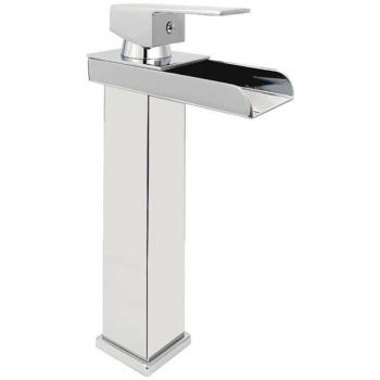 Cascade Moderno Monomando High Chrome – Grifo de Baño Traesio