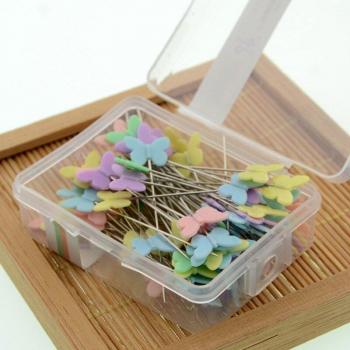 CheerBows Patchwork Sewing Pins 50/100 Pcs