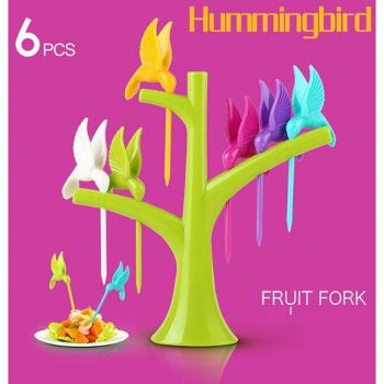 Cartoon Bird Forks Set for Kids