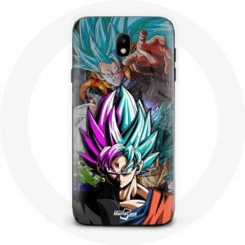 Cover Samsung Galaxy J7 2017 Dragon Ball Blu Goku Super Saiyan