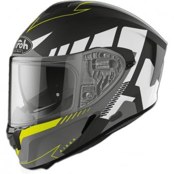 Airoh Spark Rise Casco Negro Amarillo XL