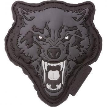 Patch 3D JTG Angry Wolf Bianco-Grigio