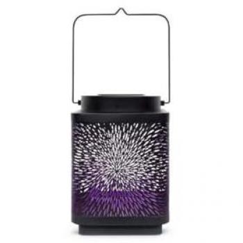 Linterna Solar Morado 11x11 H15