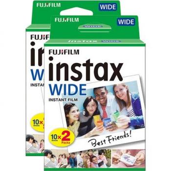 Fujifilm Instax Wide Instant Photo Film - White - Pack