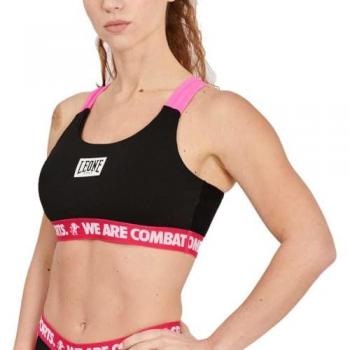 Leone1947 Top Deportivo Logo Wacs Negro M Mujer