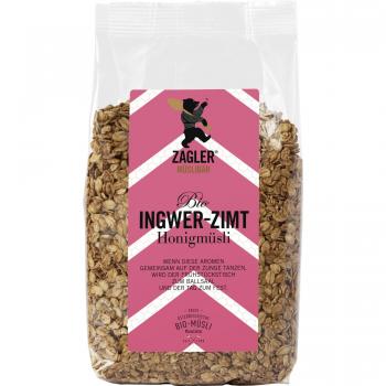 ZAGLER BIO-INGWER-ZIMT-HONIG-MÜSLI 500 g