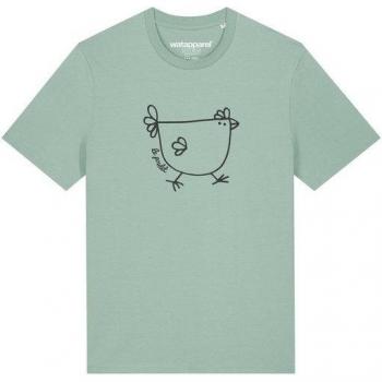 Wat? Apparel Männer/ Damen T-Shirt Le Poulet – Das Huhn