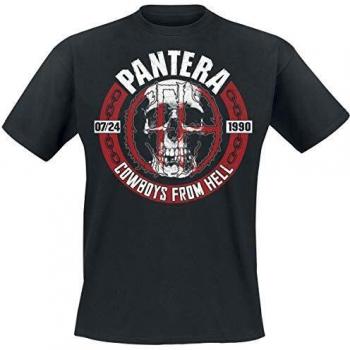 Pantera Skull Circle T-Shirt schwarz in M