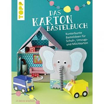 Das Karton-Bastelbuch: Kunterbunte Bastelideen für Schuh-, Umzugs- und Milchkarton