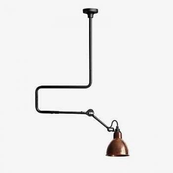 DCW Lampe Gras No 312 Pendelleuchte, Kupfer roh