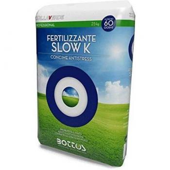 BOTTOS – slow k 13‑5‑20 + 2 MgO Concime fertilizzante prato antistress da 25 kg