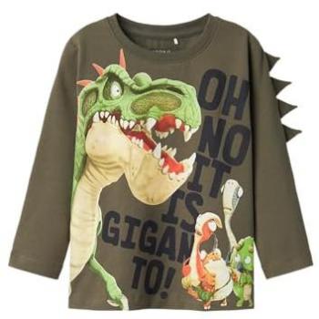 Name It Langarmshirt mit Dino-Motiv