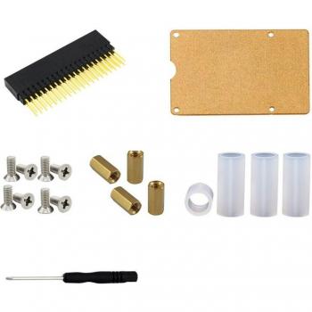 40-Pin Extra Tall Female Stacking Header with Acrylic Base for Raspberry Pi