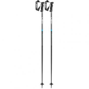 Leki QNTM Alpine Ski Poles 125 cm Unisex Gray/Blue/Black