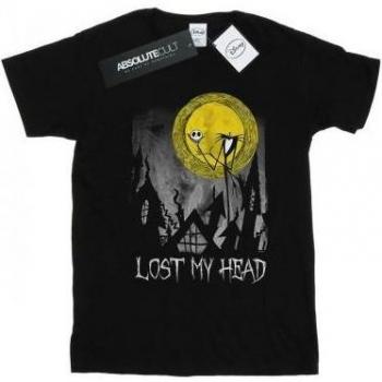 Disney Herren‑T-Shirt XXL in Schwarz „Nightmare Before Christmas – Lost My Head“