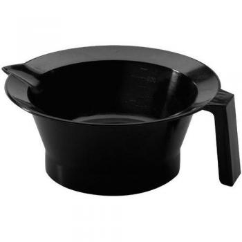 Comair Färbeschale schwarz mit Gummiring + Griff 200ml