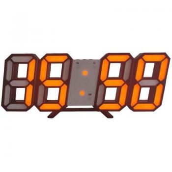 Horloge murale numérique 3D avec luminosité réglable