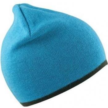 Winter Essentials One-Size Black/Yellow Reversible Beanie