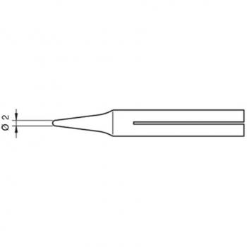 Pointe à souder R20D 2mm pour soudeur JBC 0650903