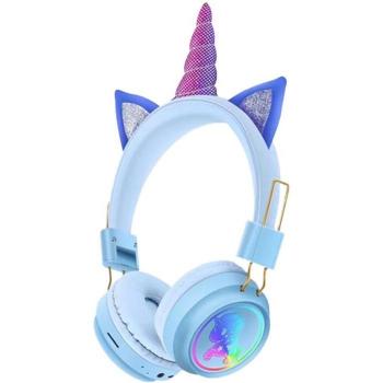 Unicorn Wireless Stereo Headphones with Microphone for PC and Mobile, Birthday Gift for Girls, Includes Box
