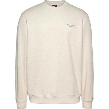 Sudadera regular Tommy Jeans en color beige