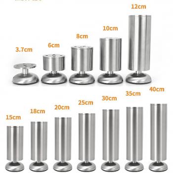 Soporte universal de acero inoxidable con patas regulables