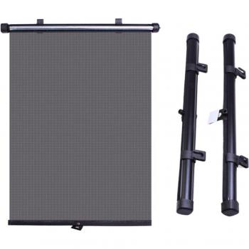 2pcs Black Automatic Car Window Shades with Suction Cups