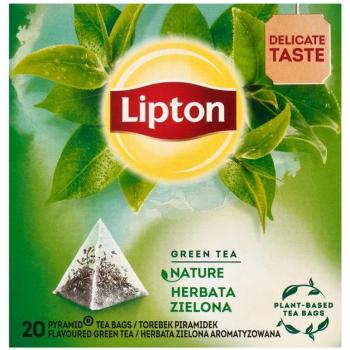 Herbata LIPTON PIRAMID GREEN FRESH NATURE 20t zielona GREEN TEA