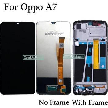 Oppo A7 AX7 6.2 inch Black LCD Touch Screen Replacement with Frame