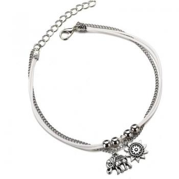 Olifant en Zon Hanger Charms Enkelband