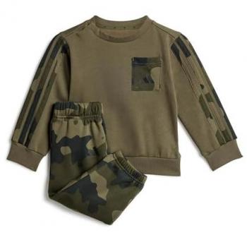 Adidas Camo French Terry 3‑4 Year Olds’ Jogger Set – Black