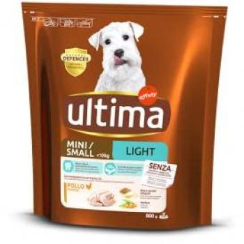 Ultima - dog croccantini cane 800 grammi mini light pollo