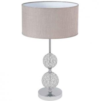 Lámpara de Sobremesa Beatia 1xe27 Cromo Gris 35d