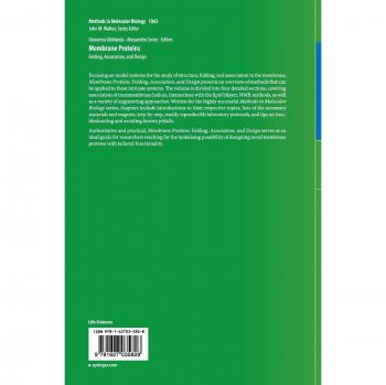 Membrane Proteins: Folding, Association, and Design (Methods in Molecular Biology)