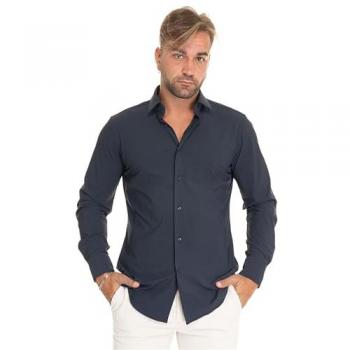 Hugo Boss Casual Shirt, Male, Blue, 3XL