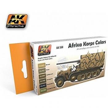 AK Interactive - Afrika Korps Color Set - (AK00550)