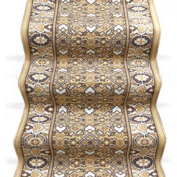 Tappeto per Scala Bordato 67x800 cm Beige