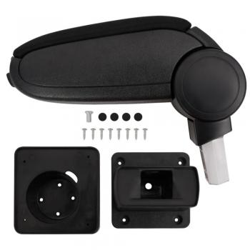 Reposabrazos pour voiture ABS noir compatible avec CITROEN C-QUATRE (2009)/CITROEN C4 13x31,5x(29-51) cm